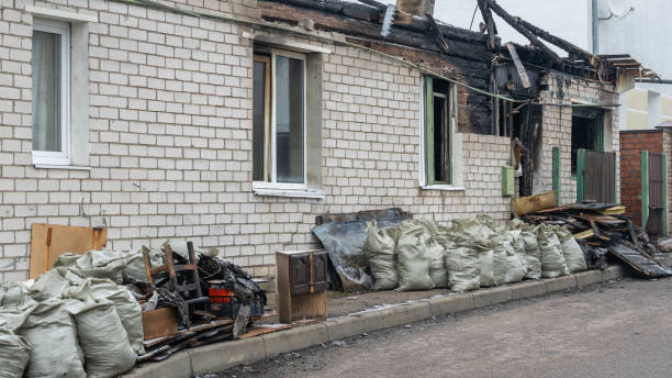 Professional Smoke Damage Removal technician working in Buckingham, FL